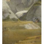 Sir Walter Thomas Monnington PRA, British 1902-1976- Italian landscape; oil on canvas laid down on