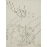 Stanley William Hayter CBE, British 1901-1988- Untitled, 1966; pencil, signed and dated, 29.5x22.