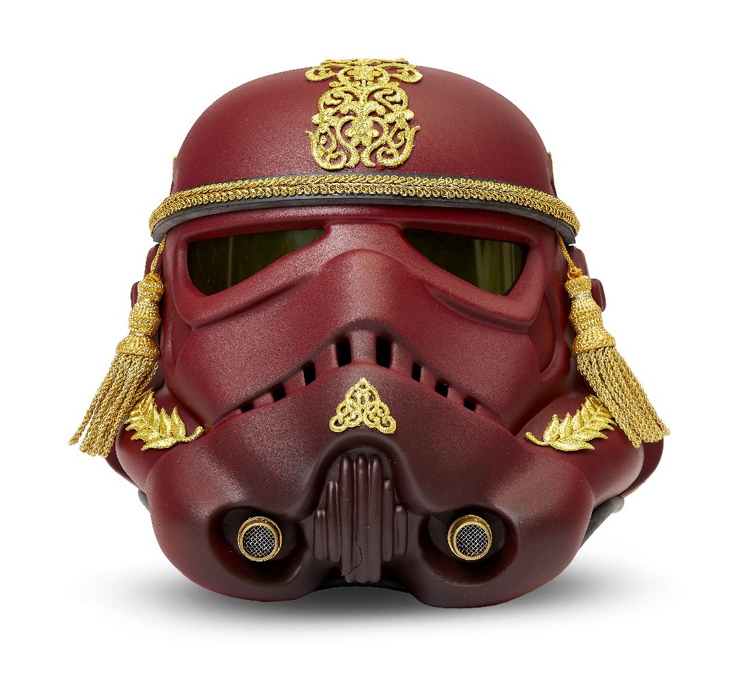 Victor Chil, Spanish Contemporary- The Imperial Tattoo Army Star Wars Stormtrooper helmet; 2017;