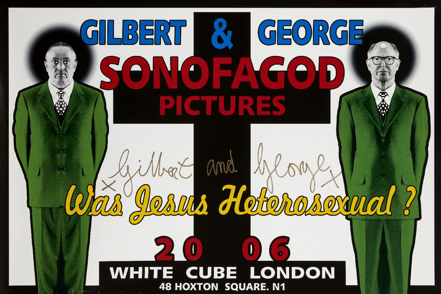 Gilbert & George, British b.1943 & 1942- Sonofagod Pictures: Was Jesus a Heterosexual?, 2006; four - Image 3 of 4