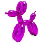 After Jeff Koons, American b. 1955- Balloon Dog (Pink); cold cast resin multiple, numbered 307/999