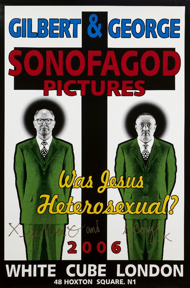 Gilbert & George, British b.1943 & 1942- Sonofagod Pictures: Was Jesus a Heterosexual?, 2006; four - Image 4 of 4