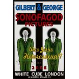 Gilbert & George, British b.1943 & 1942- Sonofagod Pictures: Was Jesus a Heterosexual?, 2006; four