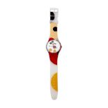 Damien Hirst, British b.1965- Swatch Mirror Spot Mickey [SUOZ290S]; unisex Swatch watch in