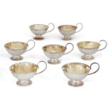 A set of 36 Swedish silver liqueur cups, Gothenburg, c.1973, Ceson Guldvaru Ab, each of rounded form