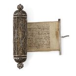 AMENDMENT: Please note that this scroll is c.1840, not 1940 as stated in the catalogue description.