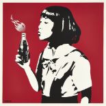 Hutch, British Contemporary- Molotov (red); screenprint in colours on wove, signed and numbered 9/20