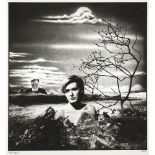 Anton Corbijn, Dutch b.1955- David Sylvian, 1984; unique gelatin silver print on wove, signed and