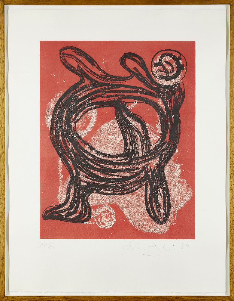 John Hoyland RA, British 1934-2011- King, 1989; etching with aquatint on wove, signed, dated and - Image 2 of 2