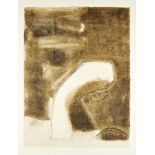 John Walker, British b.1939- Untitled Monotype, 1989; monotype in colours on wove, signed and