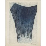 Anna-Eva Bergman, Norwegian 1909-1987- Untitled 1958; etching in colours on wove, signed and