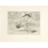 Anthony Gross CBE RA, British 1905-1984- Fish, 1951; etching on wove, signed and numbered 123/200 in