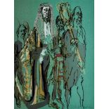 Feliks Topolski RA, Polish/British 1907-1989- The Lord Chancellors Procession at the Palace of