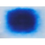 Sir Anish Kapoor CBE RA, British b.1954- Breathing Blue, 2020; digital print in colours, numbered