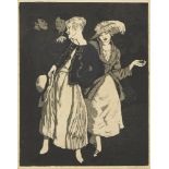 Dame Laura Knight DBE RA RWS, British 1877-1970- Bank Holiday; etching with aquatint on wove, from