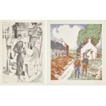 Jean Emile Laboureur, French 1877-1943- Le Départ pour la Chasse [Godefry 780], 1927; lithograph