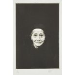 Eve Arnold OBE Hons FRPS, American, 1912-2012- Retired woman, China, 1979; photogravure, signed with