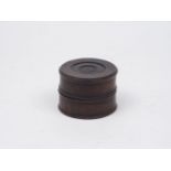 A Chinese hardwood circular box and cover, 19th century, ***measurement***Please refer to department