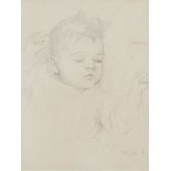 Violet Manners, Duchess of Rutland, British 1856-1937- Sketches of children; pencil, two, both