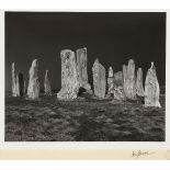Fay Godwin, British 1931-2005- Black sky at Callanish, Lewis, from ACGB Series, 1980; reproduction