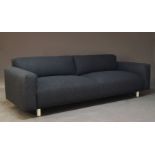 A 'Koti' three seater sofa designed by From Us With Love for Hem, of recent manufacture, with dark