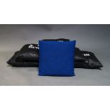 Hem, a set of seven dark blue contemporary cushions, of recent manufacture, each 45cm square (7)