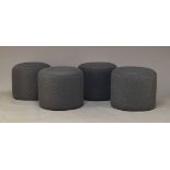 Hem Design Studio, a set of four 'Bon' Poufs, of recent manufacture, each of cylindrical form,