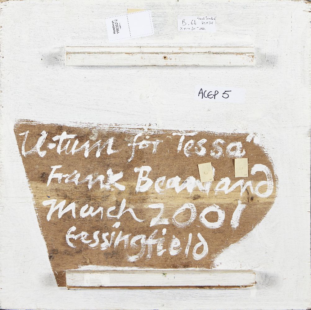 Frank Beanland, British b.1936- U Turn for Tessa, 2001; acrylic on plywood, signed, titled and dated - Image 2 of 2