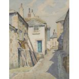 James Heseldin, British 1887-1969- Bethesda Hill, St Ives; watercolour, signed and dated Sept. 1949,