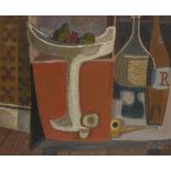 Scottish Post-War School, mid-20th Century- Cubist still life study; oil on board, 68.5x83.5cmPlease