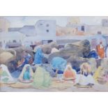 Alexander Graham Munro RSW, Scottish 1903-1985- Rabat, 1927; watercolour and pencil, signed and