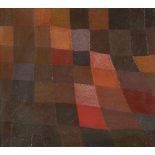 Attributed to John Henry Norman, British 1896-1980- Abstract grid; oil on canvas, signed with