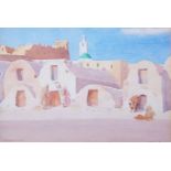 Alexander Graham Munro RSW, Scottish 1903-1985- Medinine, Tunisia; watercolour, signed and titled,