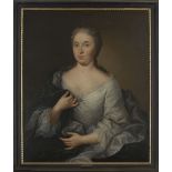 Johann-Philipp Behr, German, fl. 1740-1756- Portrait of Margaretha Elizabetha Ziegler (1719-1751),