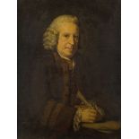 Follower of Robert Edge Pine, British/American 1730-1788- Portrait of a gentleman, traditionally