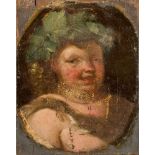 Italian School, 18th century- Portrait of Bacchus; oil on canvas, 50x39.5cm (unframed) Please