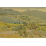 Edward Raymond Payne, British 1906-1991- Landscape; watercolour, signed, 17x24cm (ARR) Provenance: