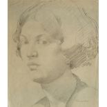 Catherine Carrington, née Alexander, British 1904-2004- Portrait of a woman, head and shoulders;