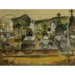 Malvina Cheek ARCA, British 1915-2016- Provence; watercolour, gouache and pen and black ink,