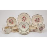 Susie Cooper (1902-1995), a Dresden spray pattern earthenware part dinner and coffee service,
