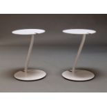 Ben Kicic and Jamie Wolfond, a pair of Aluminium 'Lilly' side tables for Good Thing, of recent
