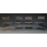 Giandomenico Belotti, a set of four 'Spaghetti'chairs, for Alias, c.1970, with PVC cord seat and