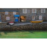 British School, 21st Century- Mousehole waterfront; c-print, 18.5x28cm: together with three other