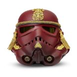 Victor Chil, Spanish Contemporary- The Imperial Tattoo Army Star Wars Stormtrooper helmet; 2017;