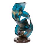 Shlomi Haziza, Israeli b.1969- Untitled, 1999; abstract lucite sculpture, signed and dated 99 on