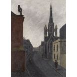 James Cant, Australian 1911 – 1982- Islington Street, 1954; oil on board, signed and dated 1954