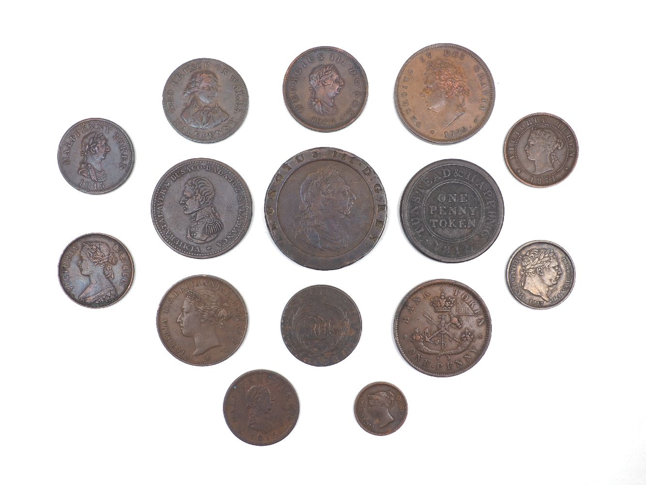 A quantity of mostly bronze coinage, 18th, 19th, and 20th century British, Commonwealth and World - Bild 2 aus 2