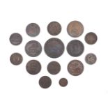 A quantity of mostly bronze coinage, 18th, 19th, and 20th century British, Commonwealth and World
