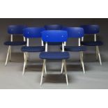 Friso Kramer & Wim Reitveld, a set of six ‘Result’ chairs for Hay and Ahrend, of recent manufacture,