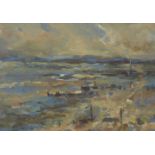 Lois Wallace, British, mid-20th century- Exmouth, 1990; acrylic on paper, bears inscribed label to